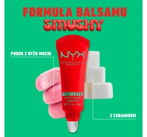 NYX Professional Makeup Smushy матовий бальзам для губ 09 Soft Sorbet 8 мл