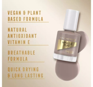 MAX FACTOR MIRACLE PURE ЛАК ДЛЯ НОГТЕЙ 812 SPICED CHAI 12МЛ
