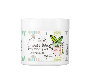 Esfolio Green Tea тонізуючі диски для обличчя з екстрактом зеленого чаю 60 шт