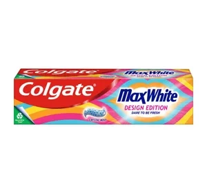 COLGATE MAX WHITE ЗУБНА ПАСТА DESIGN EDITION 75МЛ