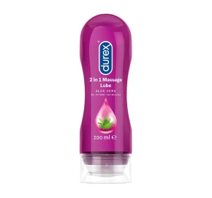 DUREX 2в1 ІНТИМНИЙ ГЕЛЬ ДЛЯ МАСАЖУ ALOE VERA 200МЛ