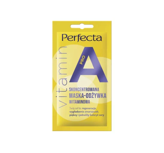 Нажмите на картинку, чтобы ее увеличить PERFECTA VITAMIN PRO A ВИТАМИННАЯ КОНЦЕНТРОВАННАЯ-МАСКА КОНДИЦИОНЕР ДЛЯ ЛИЦА 8МЛ