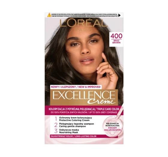 LOREAL EXCELLENCE CREME 4.00 КОРИЧНЕВИЙ