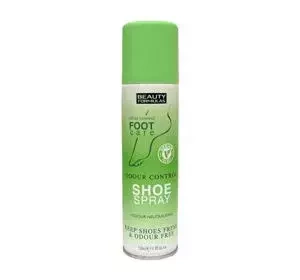 BEAUTY FORMULAS ODOUR CONTROL SHOE SPRAY ДЕЗОДОРАНТ ДЛЯ ОБУВИ 150МЛ