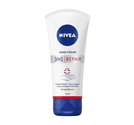 NIVEA HAND CREAM 3IN1 REPAIR ВІДНОВЛЮВАЛЬНИЙ КРЕМ ДЛЯ РУК 75МЛ