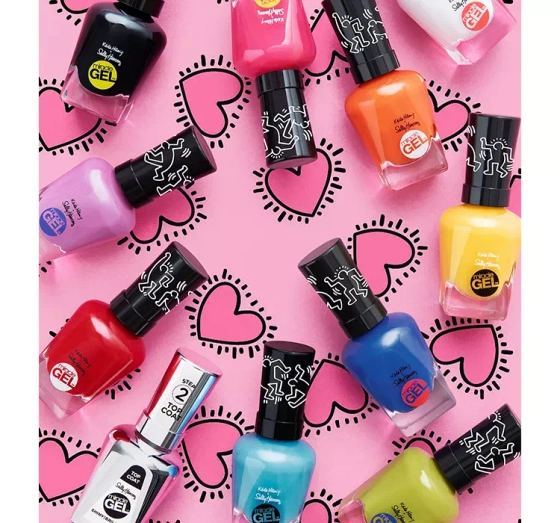 SALLY HANSEN MIRACLE GEL KEITH HARING ЛАК ДЛЯ НІГТІВ 924 DANCE YOUR PAINTS OFF 14,7МЛ