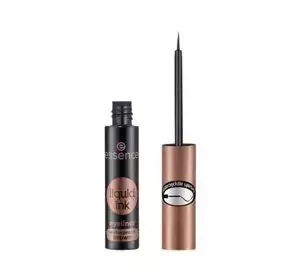 ESSENCE LIQUID INK EYELINER WATERPROOF ВОДОСТОЙКАЯ ПОДВОДКА 02. ASH BROWN 3МЛ