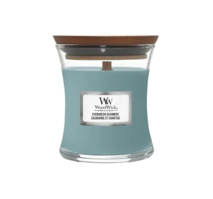Woodwick Small Jar Candle ароматическая свеча Evergreen Cashmere 85 г