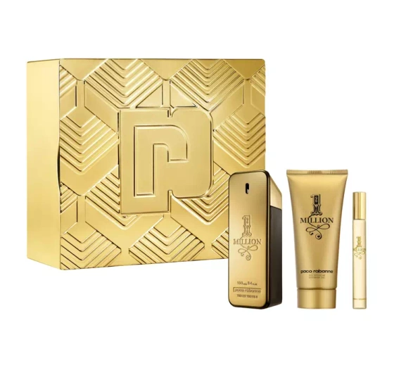 PACO RABANNE 1 MILLION ТУАЛЕТНА ВОДА СПРЕЙ 100 МЛ + 10 МЛ + ГЕЛЬ ДЛЯ ДУШУ 100МЛ