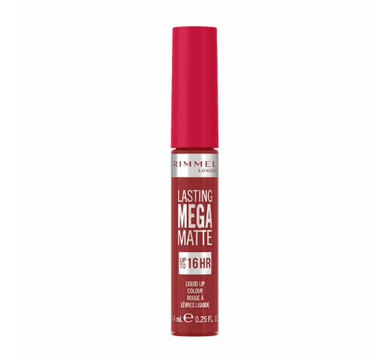 RIMMEL LASTING MEGA MATTE МАТОВА ПОМАДА 500 FIRE STARTER 7,4МЛ