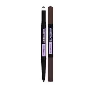 MAYBELLINE EXPRESS BROW SATIN DUO ДВУХСТОРОННИЙ КАРАНДАШ ДЛЯ БРОВЕЙ 04 DARK BROWN