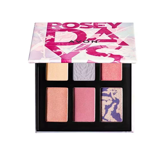 AVON ROSEY DAYS ПАЛЕТКА ТІНЕЙ ДЛЯ ПОВІК 6В1 7,2Г