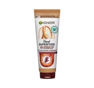 GARNIER HAND SUPERFOOD РЕГЕНЕРИРУЮЩИЙ КРЕМ ДЛЯ РУК КАКАО-МАСЛО 75МЛ