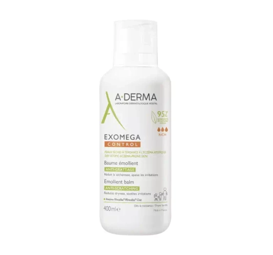 A DERMA EXOMEGA CONTROL СМЯГЧАЮЩИЙ БАЛЬЗАМ ПРОТИВ ЦАРАПИН 400МЛ