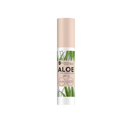 BELL HYPOALLERGENIC ALOE EYE CONCEALER SPF 25 КОРРЕКТОР ПОД ГЛАЗА  02 PEACH 4,8Г