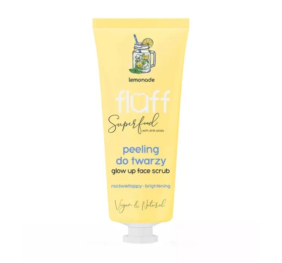 FLUFF LEMONADE GLOW UP FACE SCRUB ОСВЕТЛЯЮЩИЙ ПИЛИНГ ДЛЯ ЛИЦА 75МЛ 