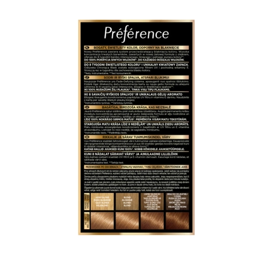 L’Oréal Paris Préférence краска для волос 7.3 Golden Blonde