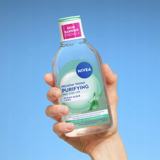 NIVEA ОЧИЩАЮЩАЯ МИЦЕЛЛЯРНАЯ ВОДА ДЛЯ ЛИЦА 400МЛ