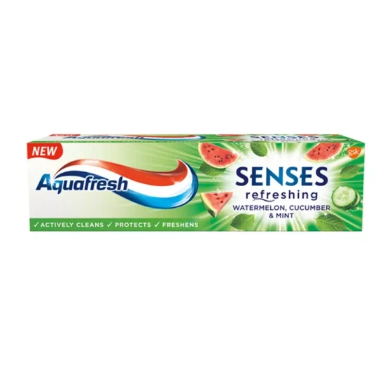 AQUAFRESH SENSES АРБУЗ ОГУРЕЦ МЯТА ЗУБНАЯ ПАСТА 75МЛ