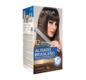 KATIVA ALISADO BRASILENO НАБОР ДЛЯ КЕРАТИНОВОГО ВЫПРЯМЛЕНИЯ ВОЛОС ДЛЯ БРЮНЕТОК