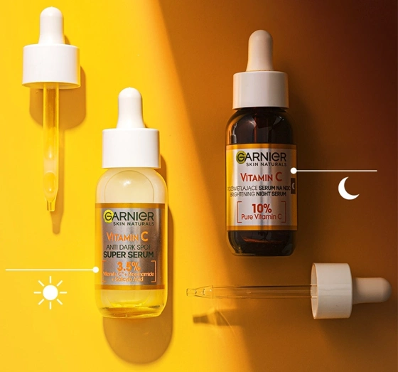 GARNIER VITAMIN C ПОДАРОЧНЫЙ НАБОР СЫРОВАТКА НА ДЕНЬ + НОЧЬ
