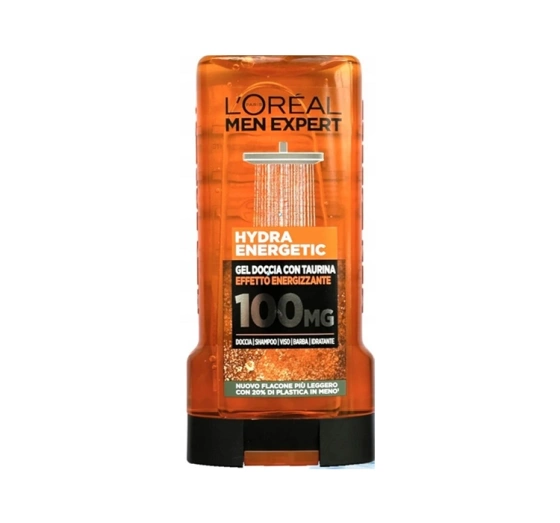 LOREAL MEN EXPERT HYDRA ENERGETIC 100MG СТИМУЛИРУЮЩИЙ ГЕЛЬ ДЛЯ ДУША 3В1 300МЛ