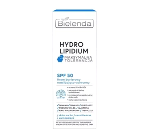 BIELENDA HYDRO LIPIDIUM УВЛАЖНЯЮЩИЙ И ЗАЩИТНЫЙ КРЕМ ДЛЯ ЛИЦА SPF50 30МЛ