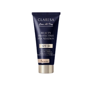 Claresa Care All Day увлажняющий тональный крем с фильтром SPF50 1N Light Neutral 30мл