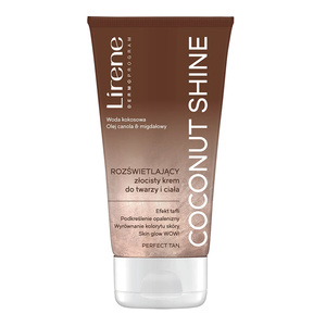 LIRENE COCONUT SHINE ОСВІТЛЮЮЧИЙ КРЕМ ДЛЯ ОБЛИЧЧЯ ТА ТІЛА 150МЛ