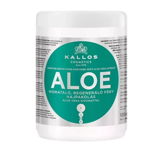 KALLOS KJMN МАСКА З АЛОЕ ALOE VERA 1000 МЛ