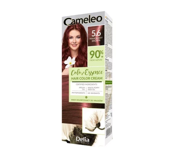DELIA CAMELEO COLOR ESSENCE КРЕМ-ФАРБА 5.6 MAHOGANY BROWN 75Г 