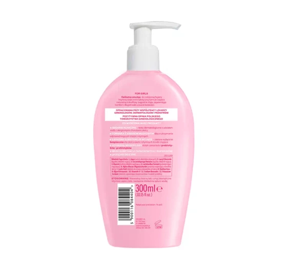 AA INTYMNA FOR GIRLS PURE PASTELLE ДЕЛИКАТНАЯ ЭММУЛЬСИЯ ДЛЯ ИНТИМНОЙ ГИГИЕНЫ 300МЛ 