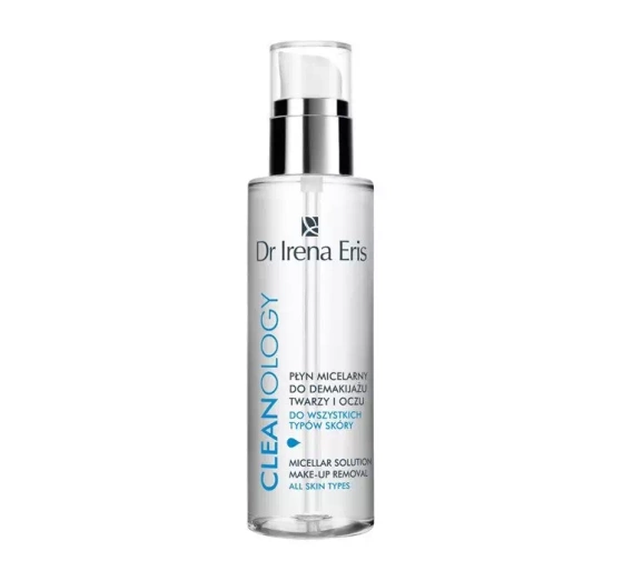 DR IRENA ERIS CLEANOLOGY МІЦЕЛЯРНА ВОДА ДЛЯ ДЕМАКІЯЖУ ОБЛИЧЧЯ І ОЧЕЙ 200МЛ