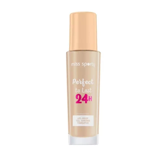 MISS SPORTY PERFECT TO LAST 24H ТОНАЛЬНОЕ СРЕДСТВО ДЛЯ ЛИЦА 101 GOLDEN IVORY 30МЛ