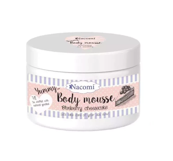 Натисніть на картинку, щоб її збільшити NACOMI BODY MOUSSE МУС ДЛЯ ТІЛА ЧОРНИЦЯ 180МЛ