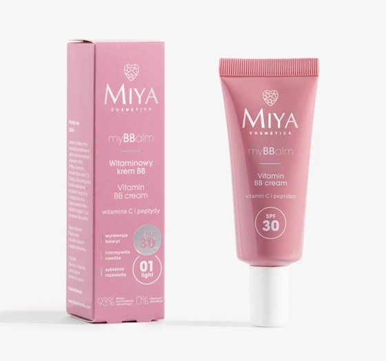MIYA COSMETICS MYBBCREAM ВІТАМІННИЙ КРЕМ BB 01 LIGHT 30МЛ