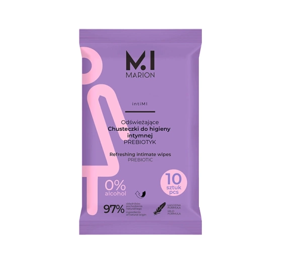 Натисніть на картинку, щоб її збільшити MARION СЕРВЕТКИ ДЛЯ ІНТИМНОЇ ГІГІЄНИ З ПРЕБІОТИКОМ