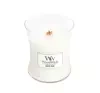 WOODWICK MEDIUM JAR CANDLE АРОМАТИЧНА СВІЧКА WHITE TEAK 275Г