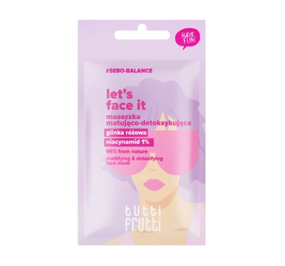FARMONA TUTTI FRUTTI LET'S FACE IT МАТУЮЧА МАСКА ДЛЯ ОБЛИЧЧЯ 7Г