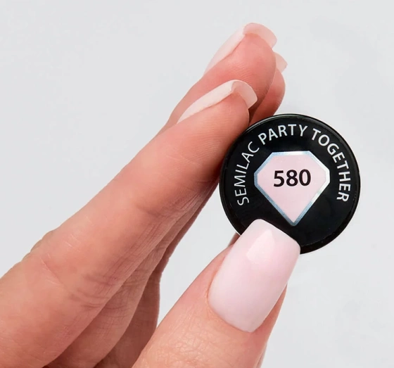 SEMILAC WEDDINAILS ГЕЛЬ-ЛАК UV 580 PARTY TOGETHER 7МЛ