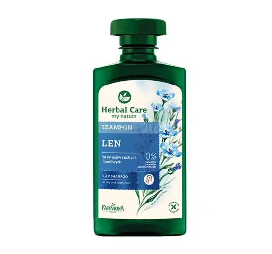 FARMONA HERBAL ШАМПУНЬ ДЛЯ СУХИХ ВОЛОС ЛЕН 