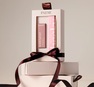 Paese Cheeky Nude Look подарочный набор для макияжа тушь для ресниц Cheeky Mascara 9 мл + помада для губ NUDElightful 400 4,5 г