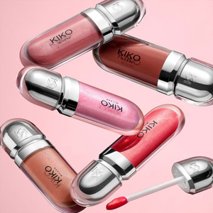 KIKO Milano 3D Hydra Lipgloss блиск для збільшення губ 10 Sparkling Strawberry, 6,5 мл