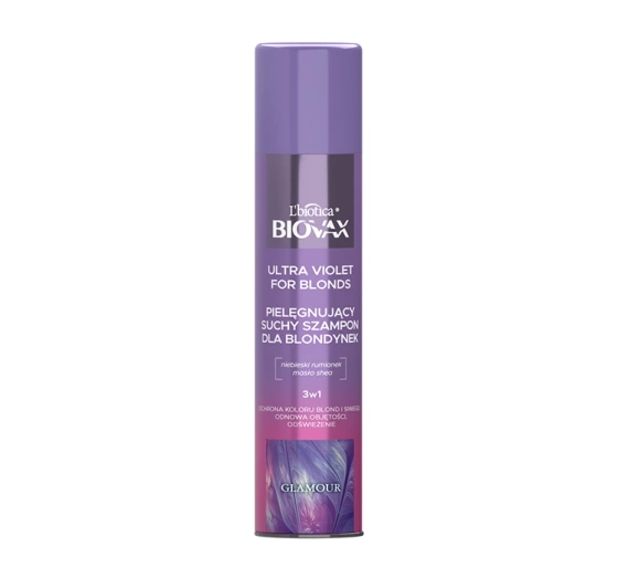BIOVAX ULTRA VIOLET FOR BLONDS СУХИЙ ШАМПУНЬ ДЛЯ ВОЛОССЯ 200МЛ