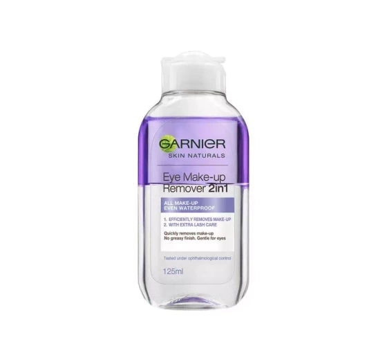 GARNIER SKIN NATURALS EXPRESS 2IN1 ЗАСІБ ДЛЯ ДЕМАКІЯЖУ ОЧЕЙ 125МЛ