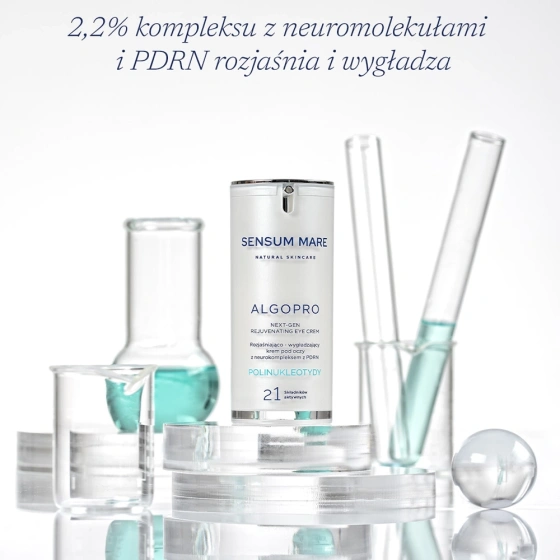 Sensum Mare Algopro освітлююче-розгладжувальний крем для шкіри навколо очей з нейрокомплексом PDRN 15 мл