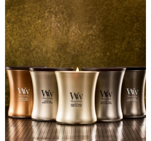 Woodwick Medium Jar Candle ароматична свічка Sparkling Pomelo 275 г