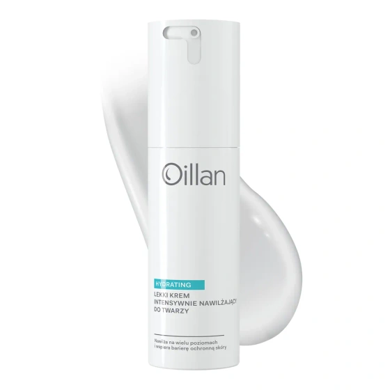 Oillan Hydrating легкий, интенсивно увлажняющий крем для лица для сухой, чувствительной и обезвоженной кожи 50 мл