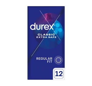 DUREX EXTRA SAFE ПРЕЗЕРВАТИВИ 12 ШТ