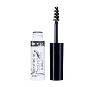 RIMMEL BROW THIS WAY ГЕЛЬ ДЛЯ БРОВЕЙ 004 CLEAR 5МЛ